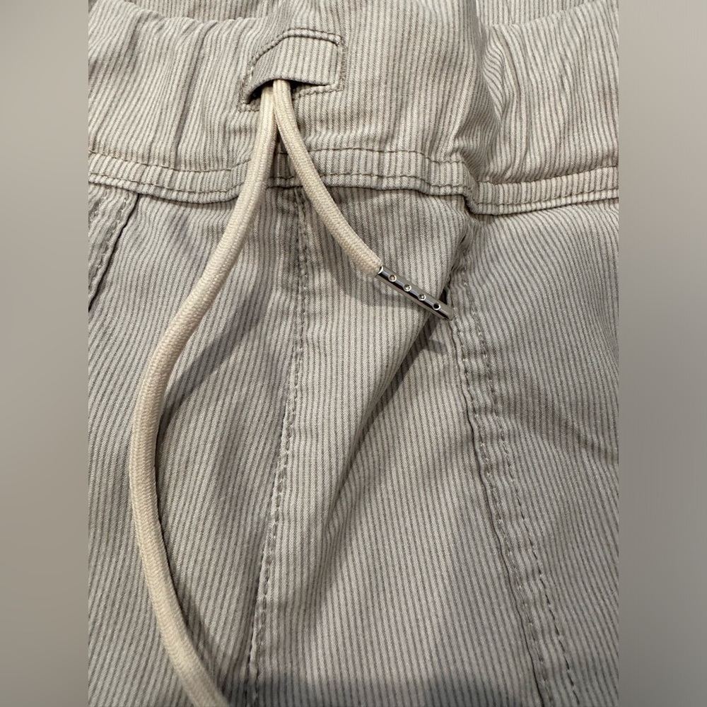BEVY FLOG GAYA CARGO BEIGE STRIPE PANT 24 - Picture 6 of 7